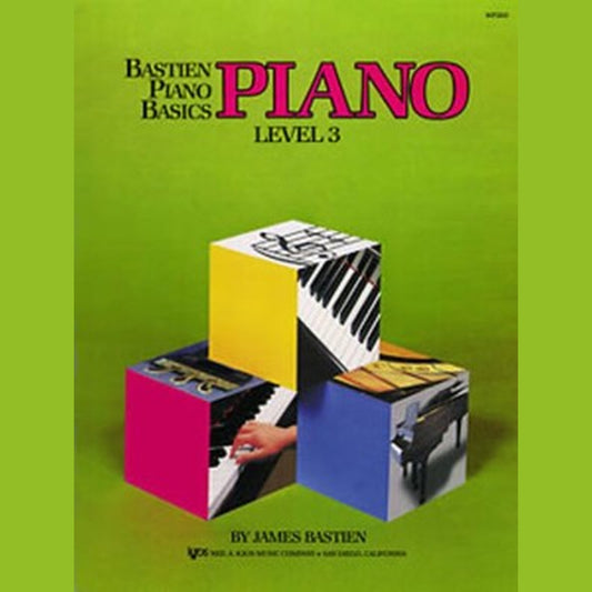 Bastien Piano Basics Piano Level 3 - Joondalup Music Centre