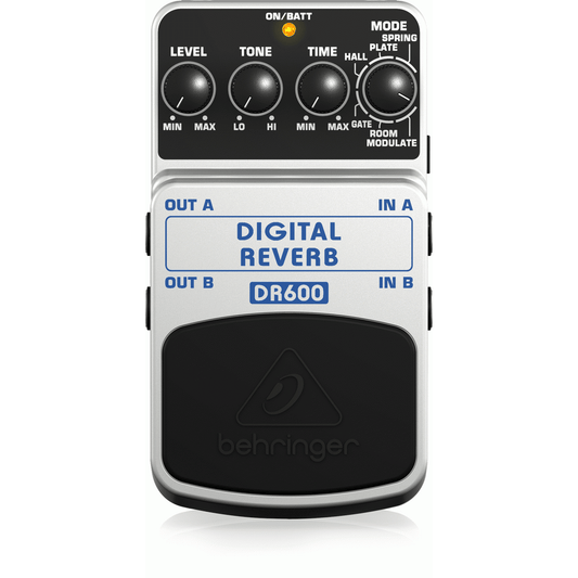 Behringer DR-600 Digital Reverb Effects Pedal - Joondalup Music Centre