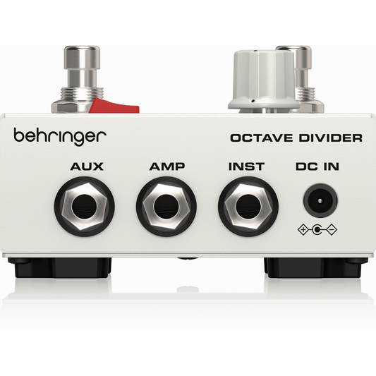 Behringer Octave Divider Effects Pedal - Joondalup Music Centre inputs