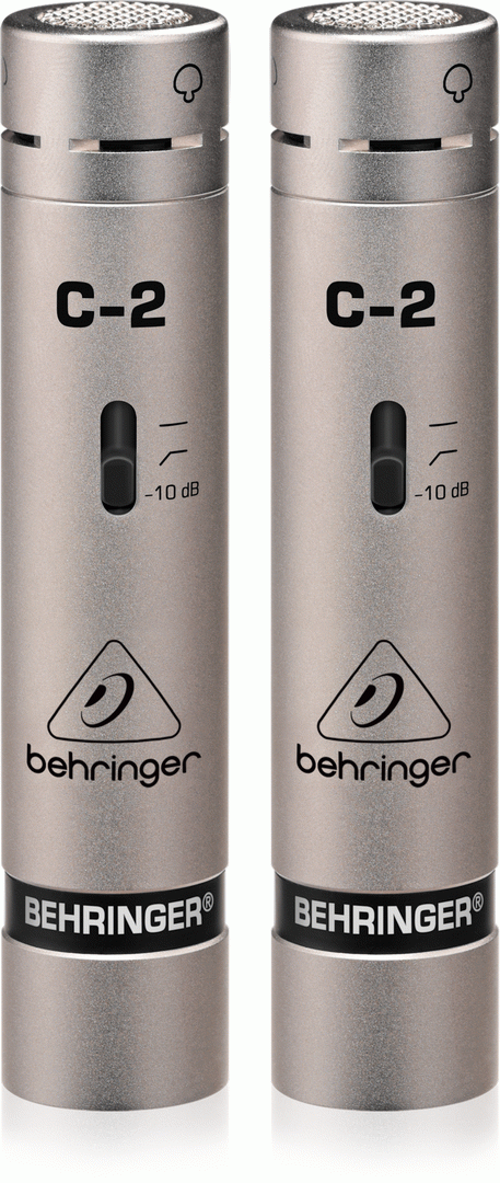 BEHRINGER C-2 MATCHED PAIR SMALL DIAPHRAGM CONDENSER MICROPHONE - Joondalup Music Centre
