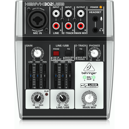 Behringer Mixer - Xenyx 302USB - Joondalup Music Centre