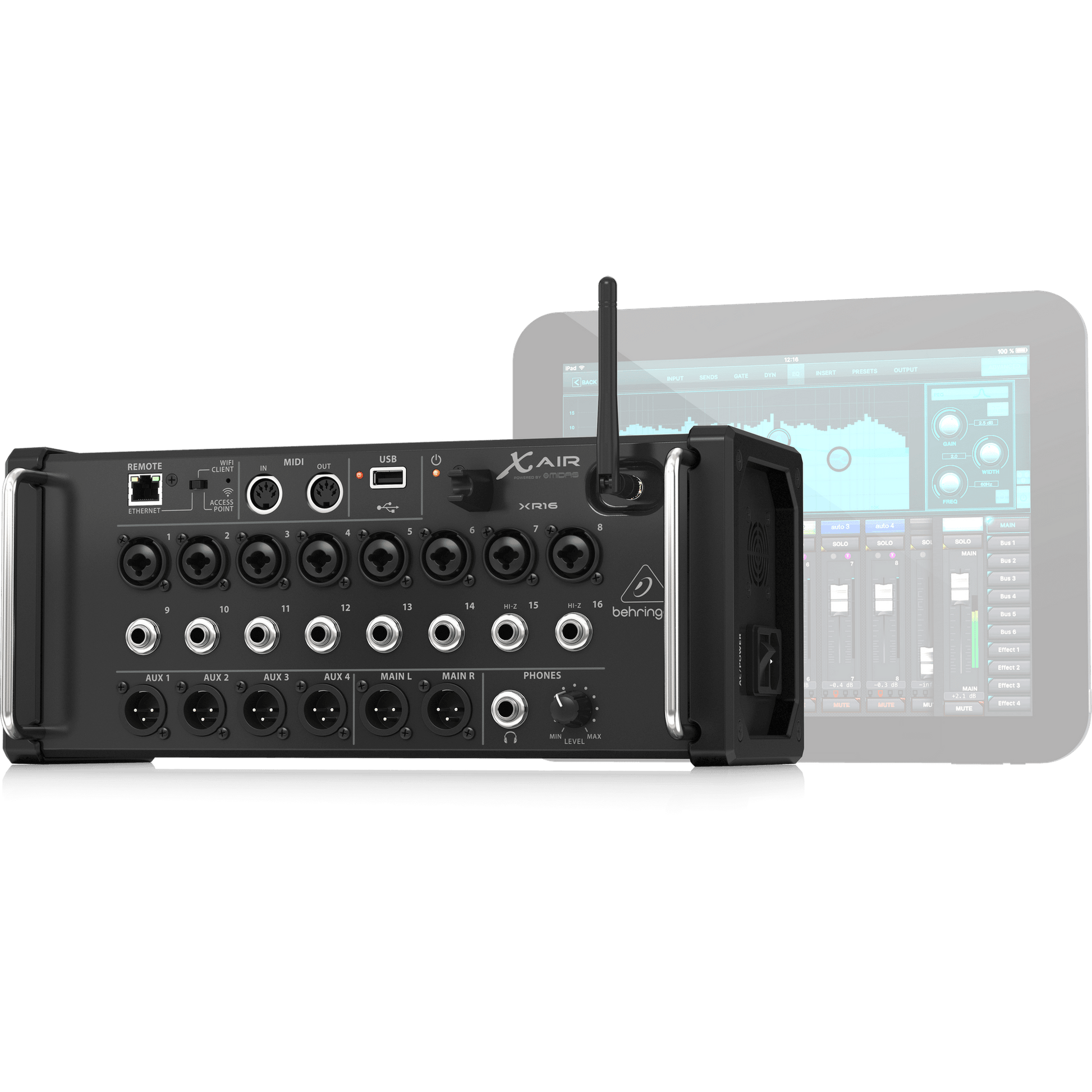 BEHRINGER X AIR XR16 DIGITAL MIXER - Joondalup Music Centre