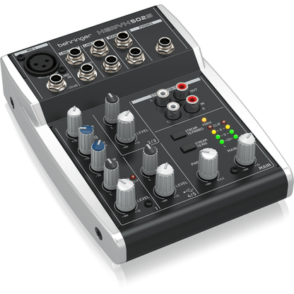 Behringer Xenyx 502S 5 Channel Mixer With USB - Joondalup Music Centre