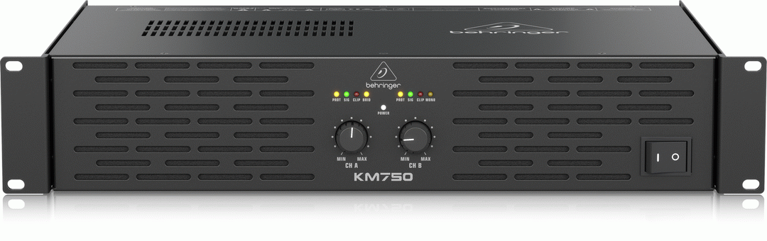 BEHRINGER 750W STEREO POWER AMPLIFIER - KM750 - Joondalup Music Centre