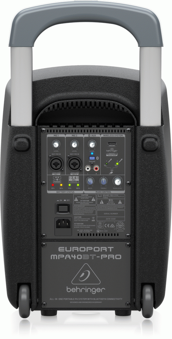 BEHRINGER EUROPORT MPA40BTPRO COMPACT PA - Joondalup Music Centre