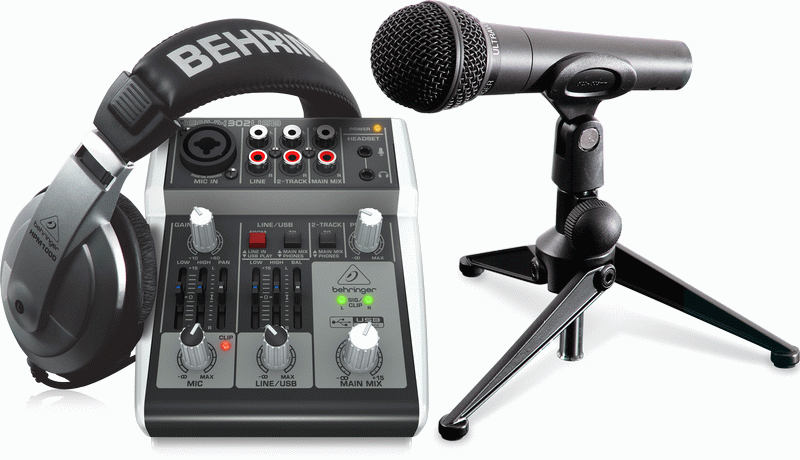 Behringer Podcastudio 2 USB Recording Pack - Joondalup Music Centre