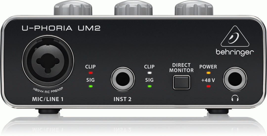 Behringer U-Phoria UM2 Audio Interface - Joondalup Music Centre