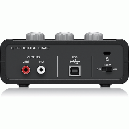 Behringer U-Phoria UM2 Audio Interface - Joondalup Music Centre