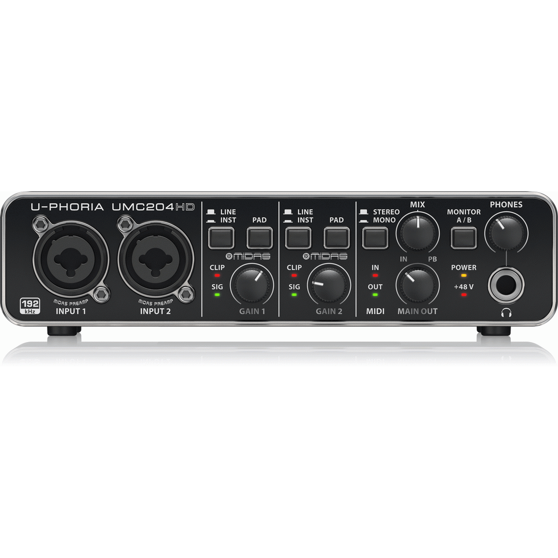 BEHRINGER U-PHORIA UMC204HD INTERFACE - Joondalup Music Centre