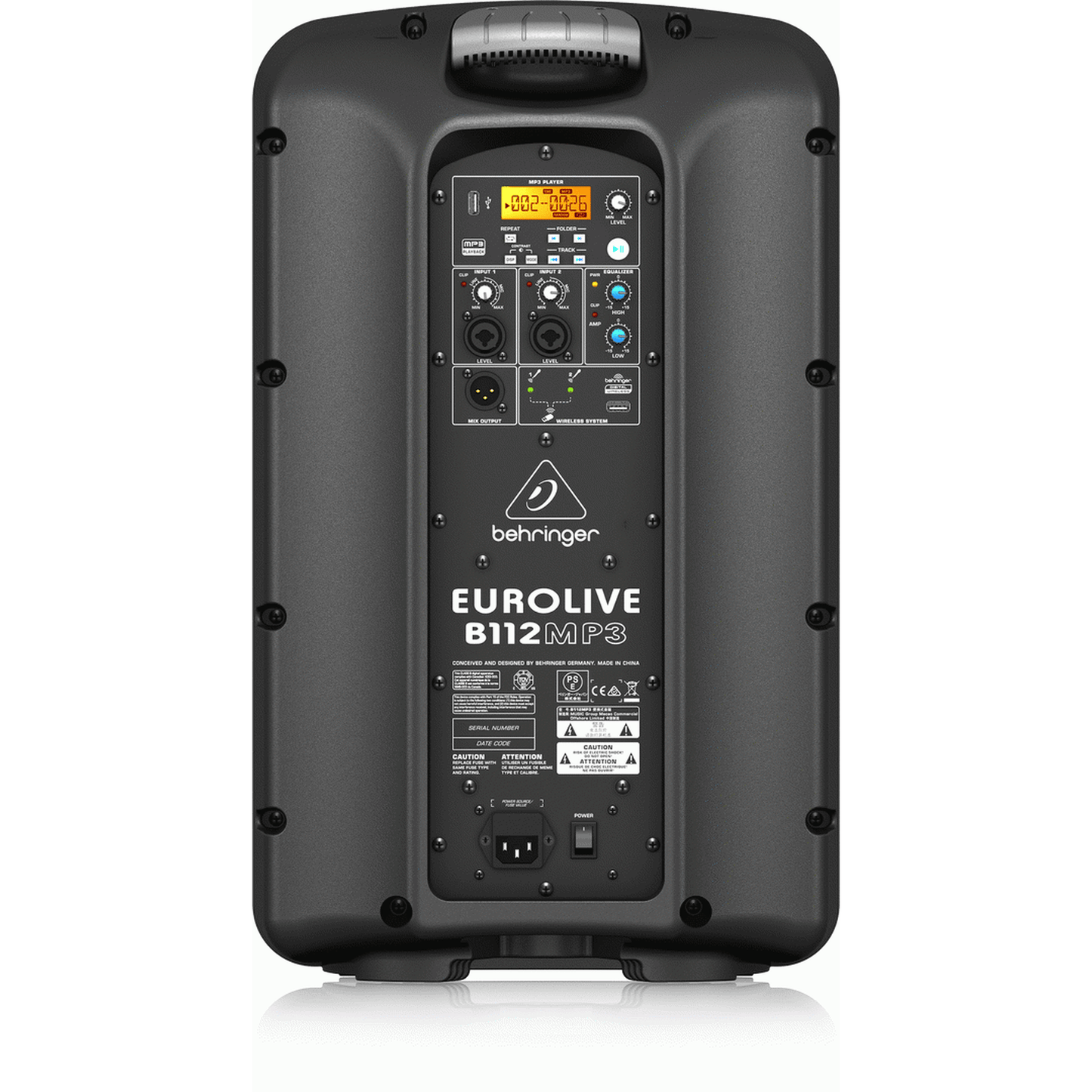 BEHRINGER EUROLIVE B112MP3 SPEAKER - Joondalup Music Centre