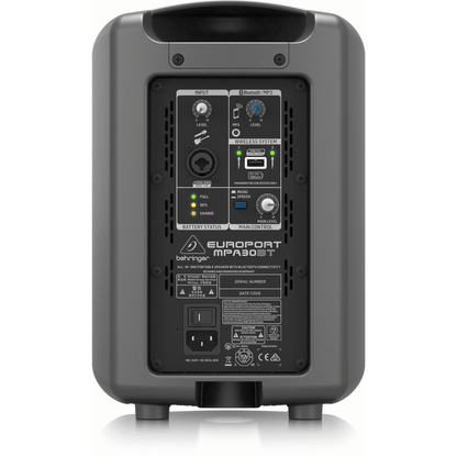 BEHRINGER EUROPORT MPA30BTPRO COMPACT PORTABLE PA - Joondalup Music Centre