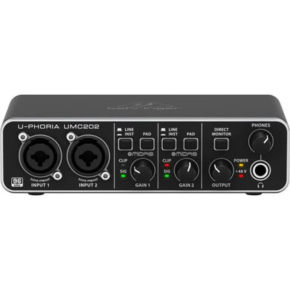 Behringer U-Phoria UMC202HD Audio Interface from Joondalup Music Centre
