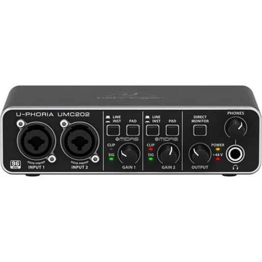 Behringer U-Phoria UMC202HD Audio Interface from Joondalup Music Centre