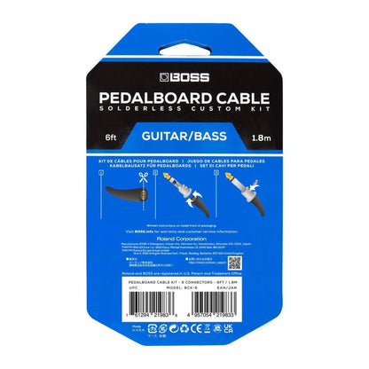 Boss BCK6 Solderless Pedalboard Cable Kit 6'