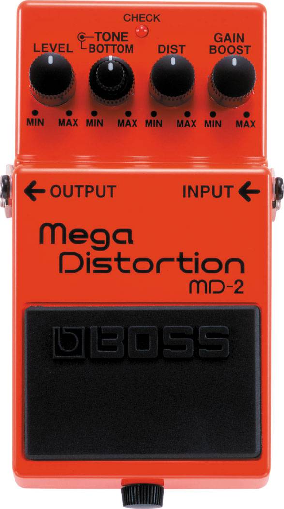 Boss MD-2 Mega Distortion Effects Pedal - Joondalup Music Centre