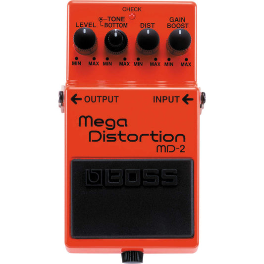 Boss MD-2 Mega Distortion Effects Pedal - Joondalup Music Centre