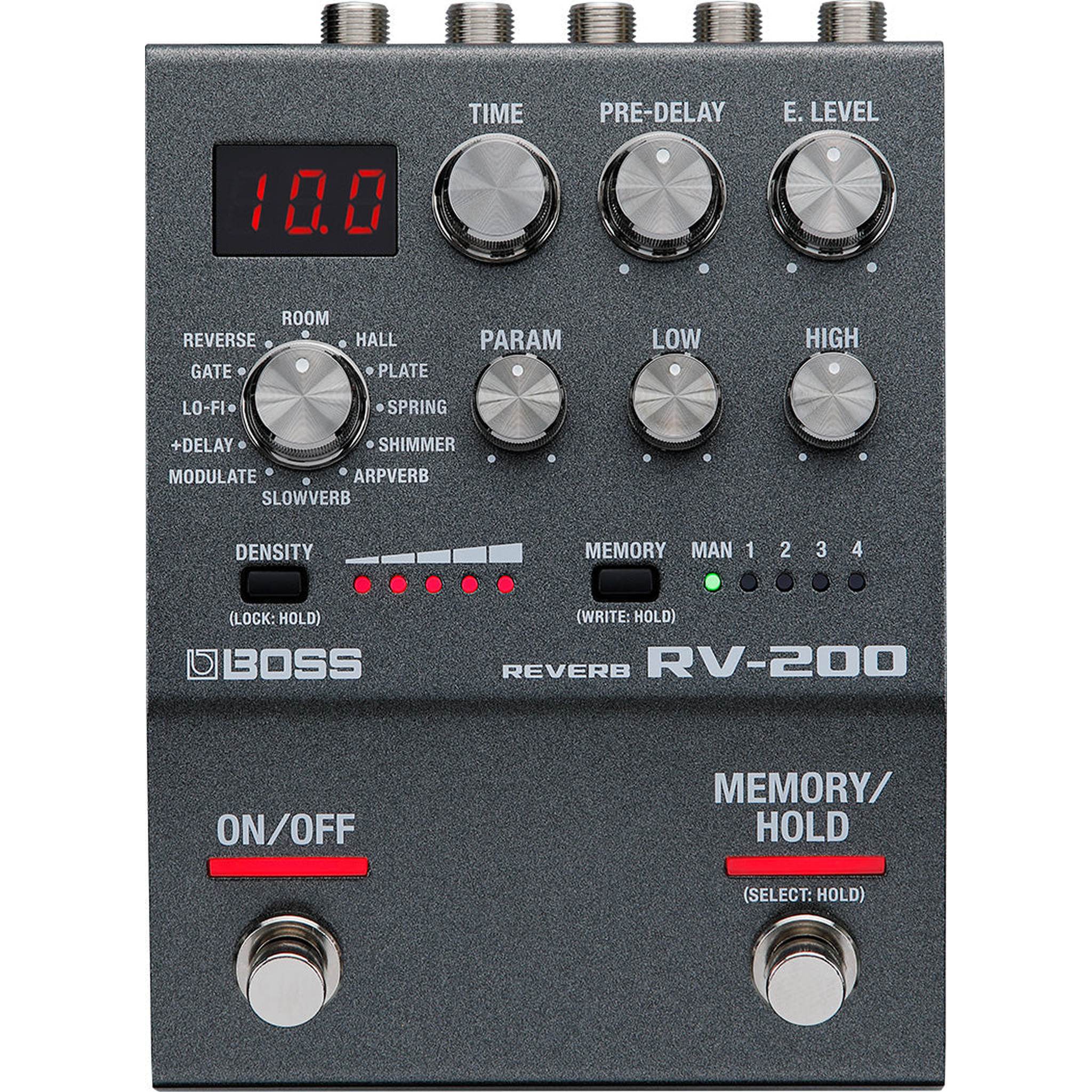 Boss RV200 Digital Reverb Pedal – Joondalup Music Centre