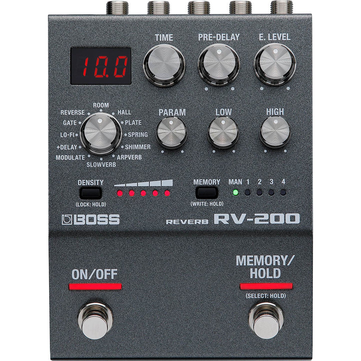 Boss RV200 Digital Reverb Pedal - Joondalup Music Centre