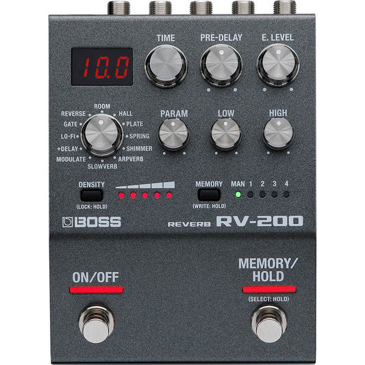Boss RV200 Digital Reverb Pedal - Joondalup Music Centre
