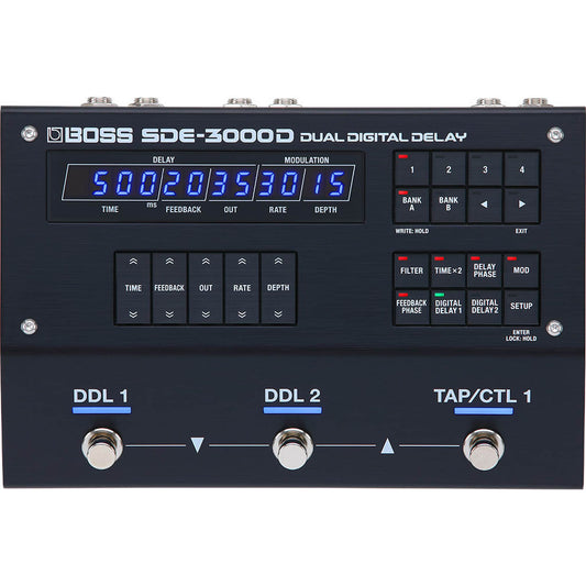 BOSS SDE3000D DUEL DIGITAL DELAY EFFECTS PEDAL - Joondalup Music Centre