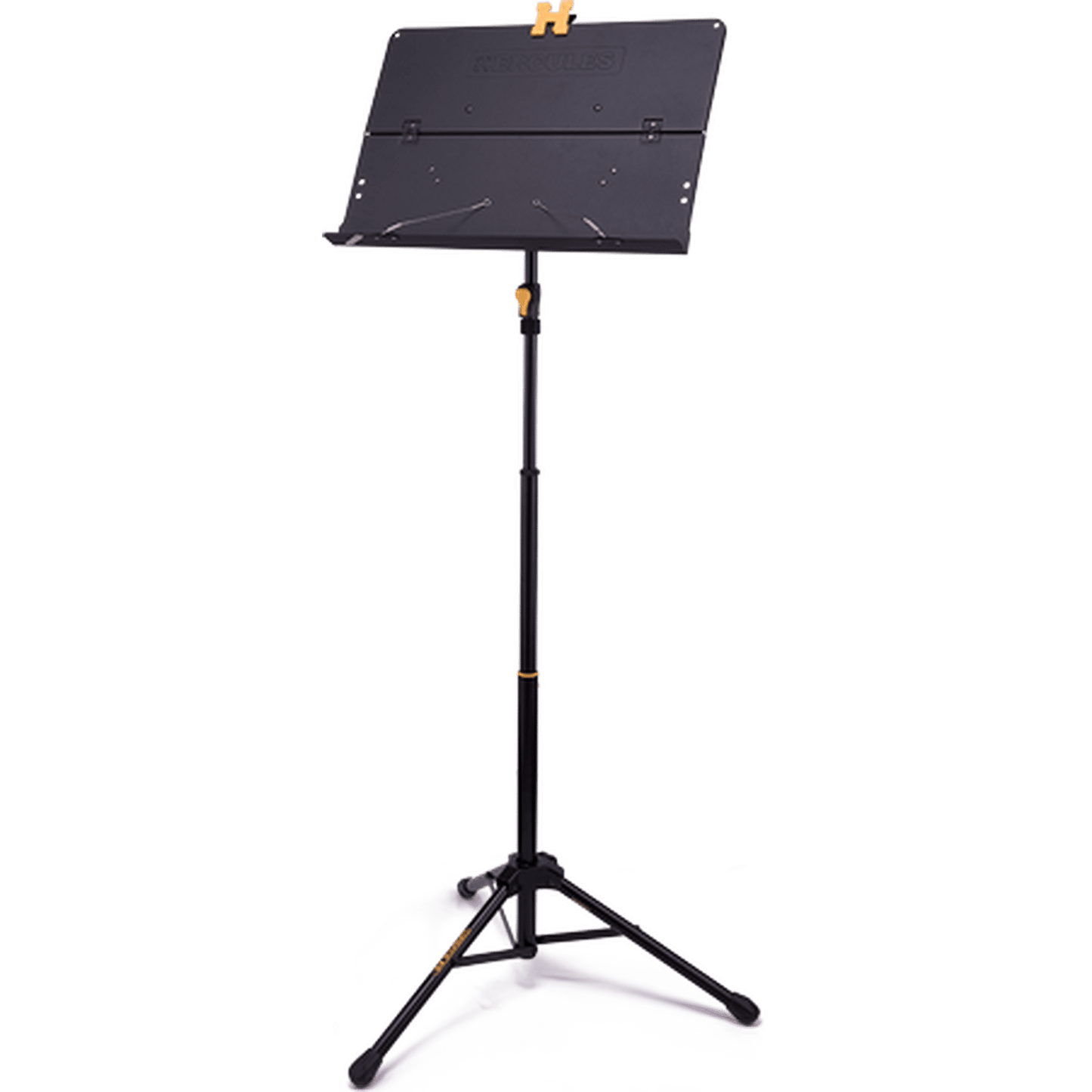 Hercules BS408BPLUS: 3-Section Music Stand - Foldable - STANDS - [shop-name]