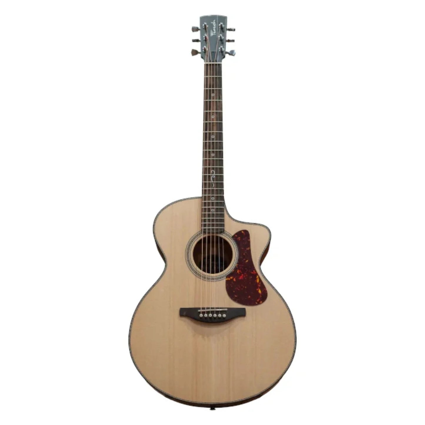Fenech True Tone Grand Auditorium Cutaway Solid Acoustic Guitar - Mahogany