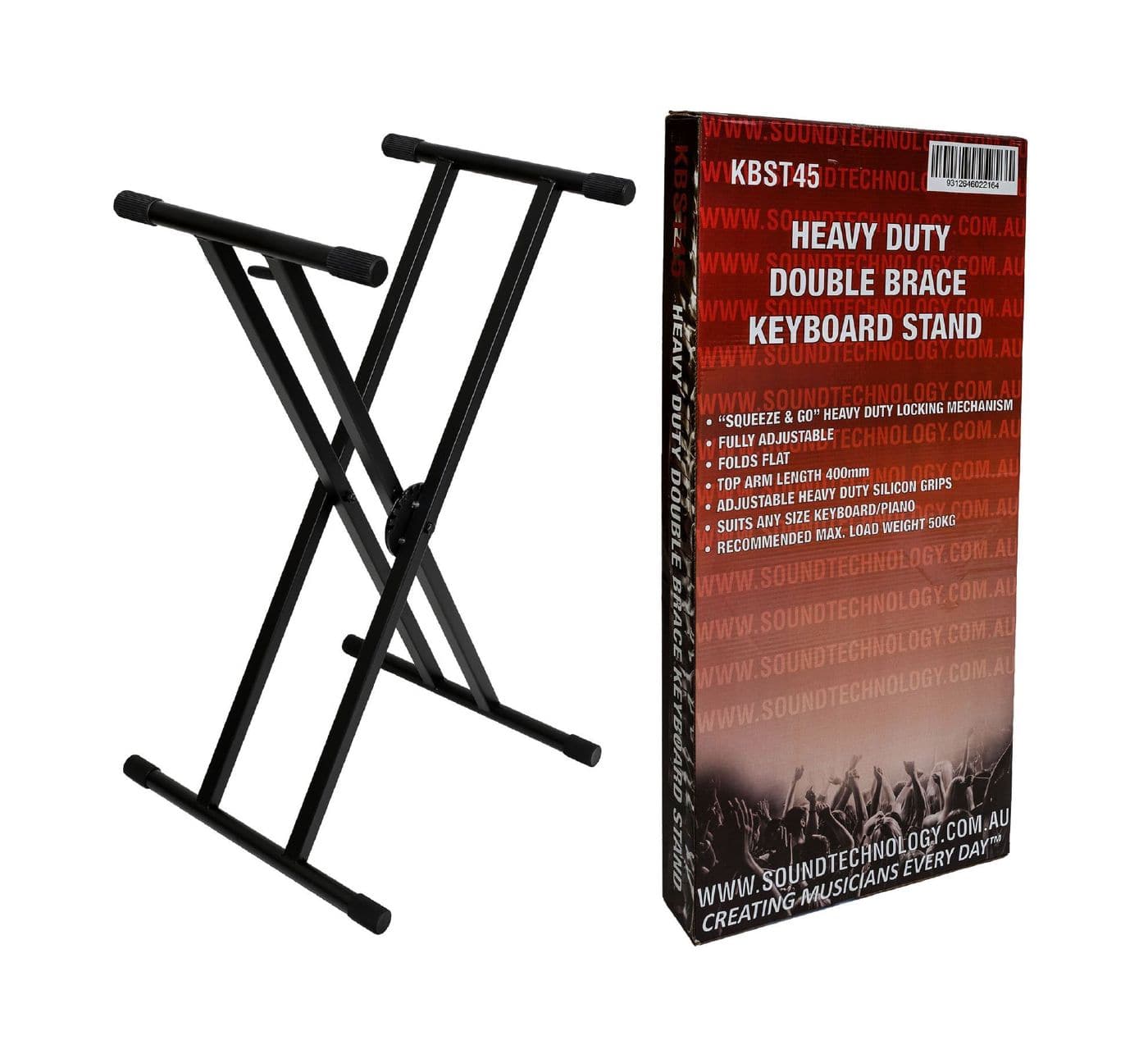 Casio KBST45 Double Braced Keyboard Stand - Joondalup Music Centre