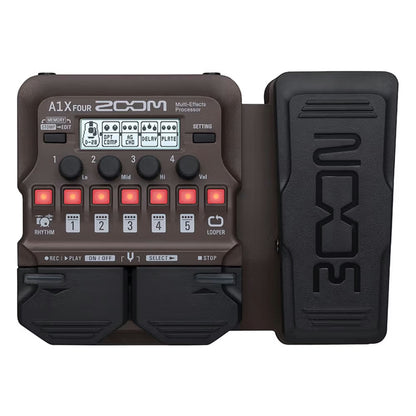 Zoom A1X FOUR Acoustic Multi-Effects Pedal with Expression Pedal