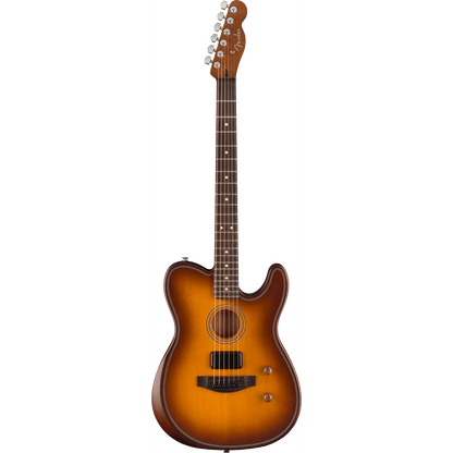 Fender Acoustasonic Standard Telecaster Acoustic Guitar - Honey Burst-ACOUSTIC GUITAR-Joondalup Music Centre