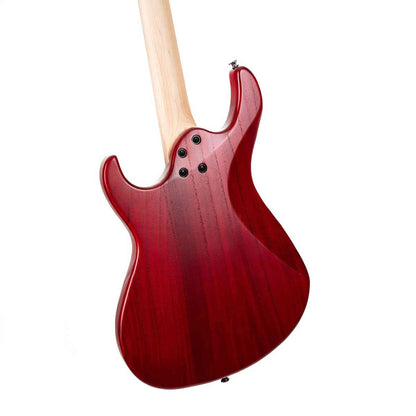 Cort G100 HH OPBC Electric Guitar - Open Pore Black Cherry body back