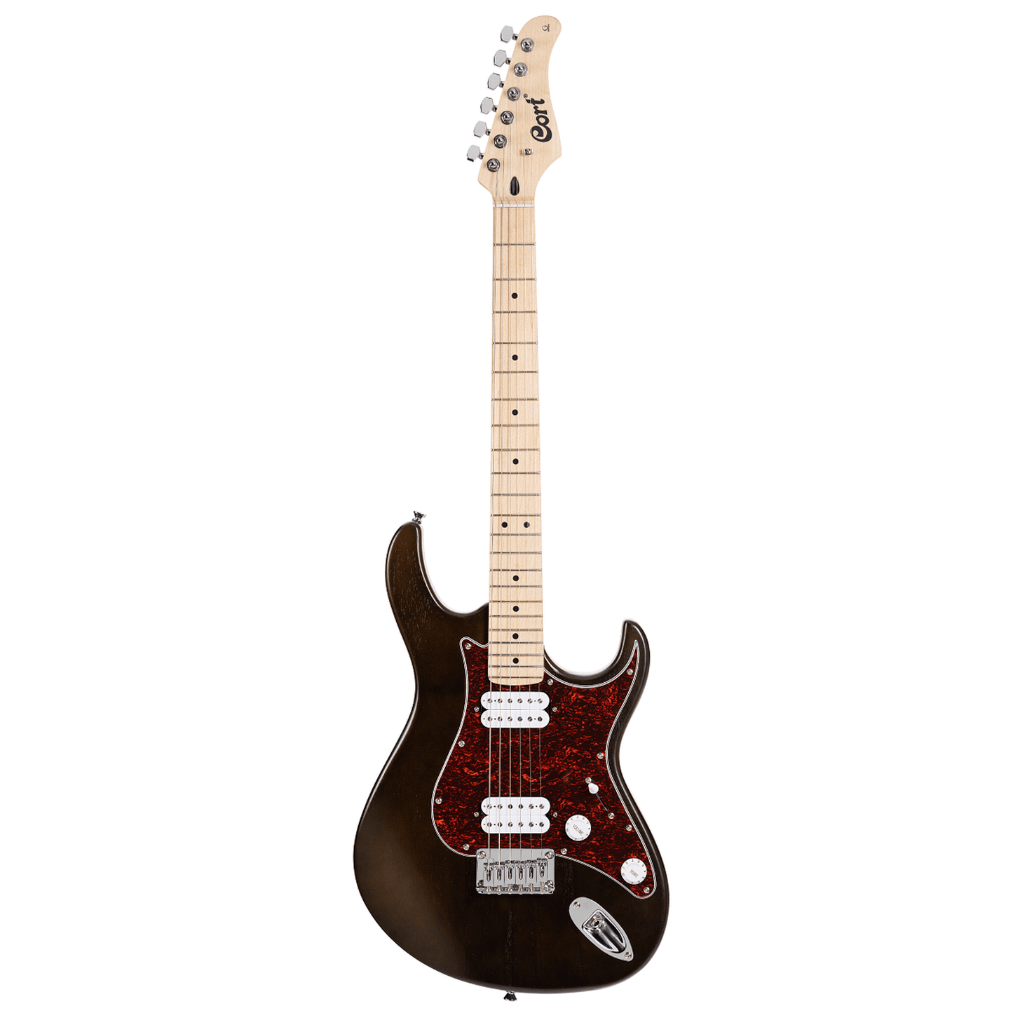 Cort G100 HH OPBC Electric Guitar - Open Pore Walnut
