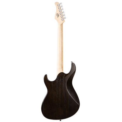 Cort G100 HH OPBC Electric Guitar - Open Pore Walnut back