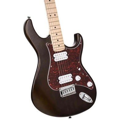Cort G100 HH OPBC Electric Guitar - Open Pore Walnut body
