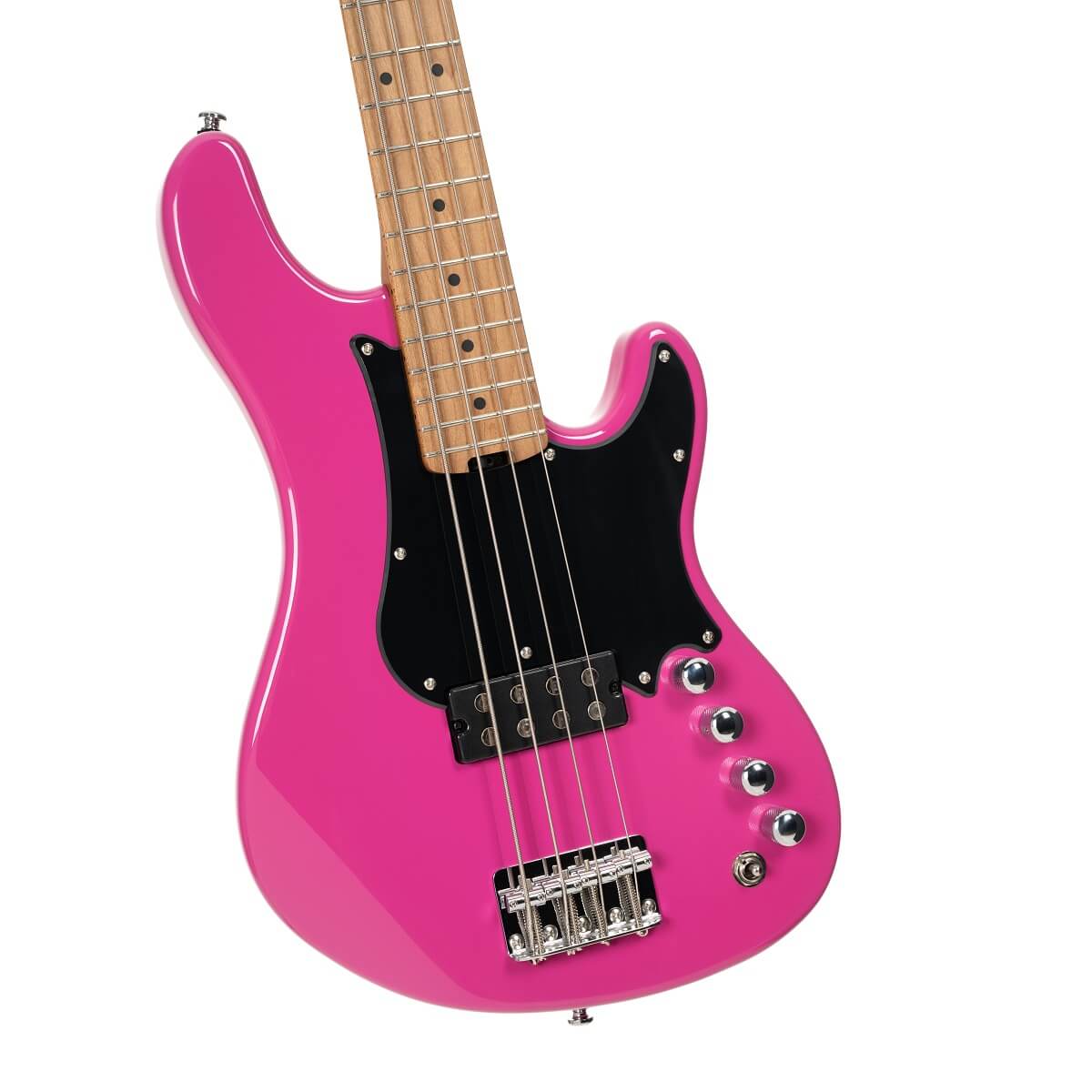 Cort GB-Short Scale Bass w/Bag - Fandango Purple