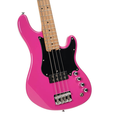 Cort GB-Short Scale Bass w/Bag - Fandango Purple