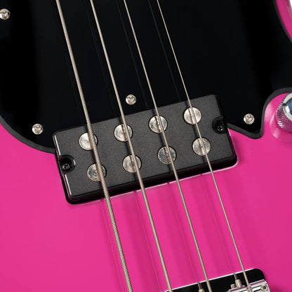 Cort GB-Short Scale Bass w/Bag - Fandango Purple
