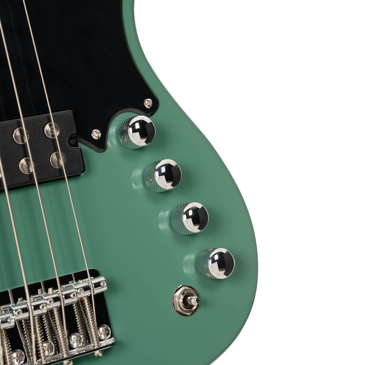 Cort GB-Short Scale Bass w/Bag - Forest Green