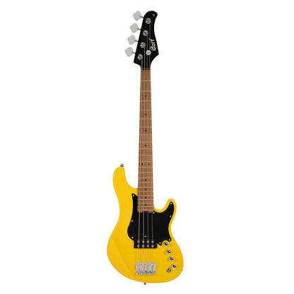 Cort GB-Short Scale Bass w/Bag - Yellow Crush