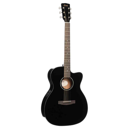Cort L60CE Solid Spruce Top Acoustic Guitar - Black