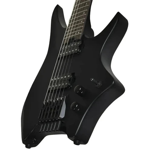 Hils HN3S-BK Headless Electric Guitar - Satin Black