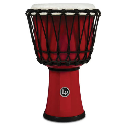 Latin Percussion LP 7 Rope Tuned Circle Djembe - Red