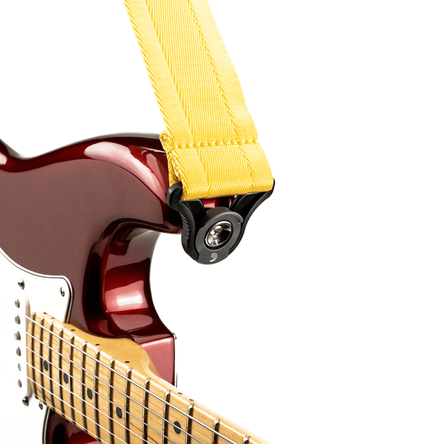 DAddario 50mm Auto Lock Guitar Strap – Mellow Yellow