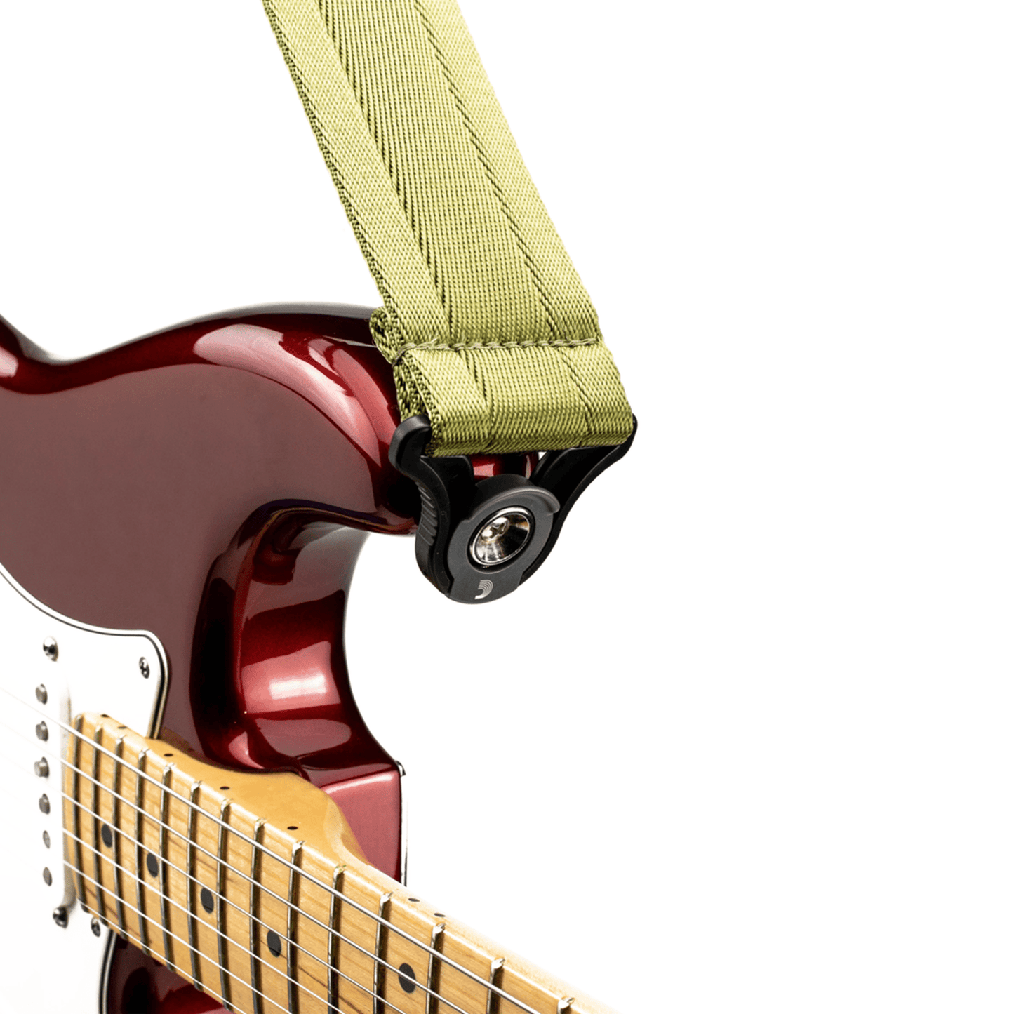 DAddario 50mm Auto Lock Guitar Strap – Moss Green