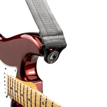 DAddario 50mm Auto Lock Guitar Strap – Metal Grey