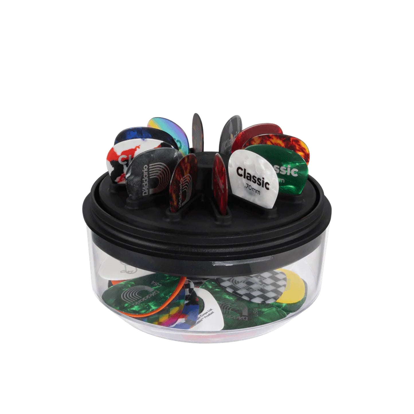 D'Addario Pick Holder 360 - Rotating Guitar Pick Organizer