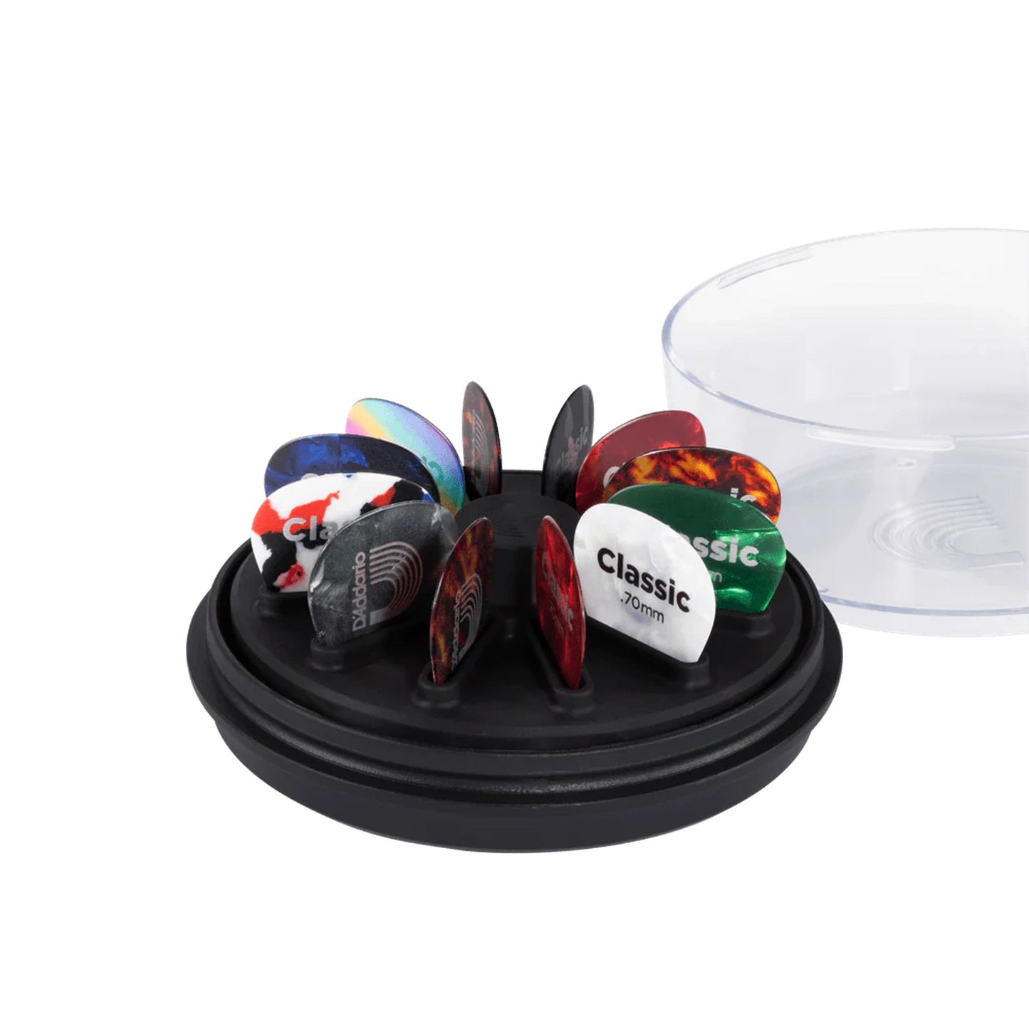 D'Addario Pick Holder 360 - Rotating Guitar Pick Organizer