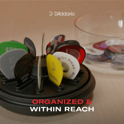 D'Addario Pick Holder 360 - Rotating Guitar Pick Organizer