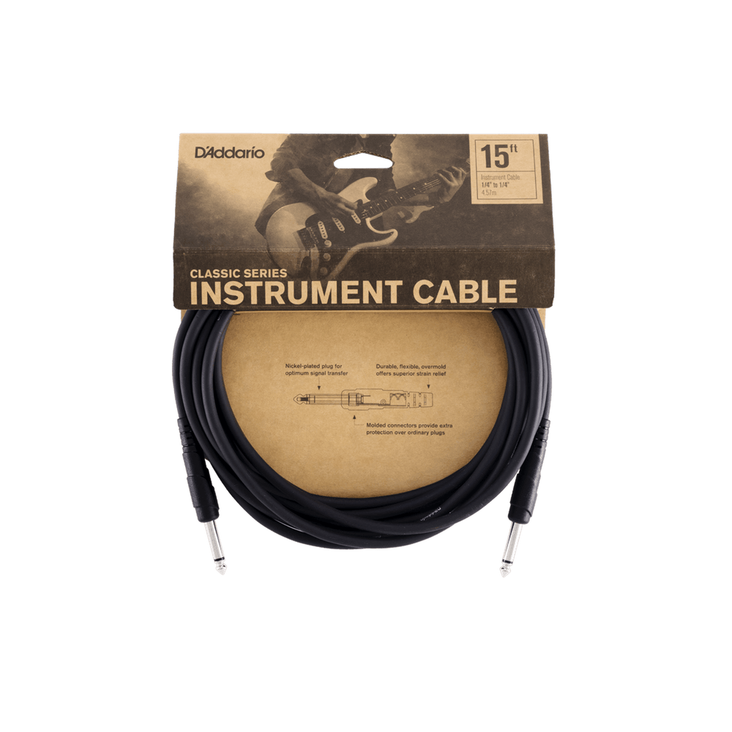 DAddario Planet Waves Classic Series Instrument Cable - 15ft