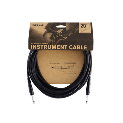 DAddario Classic Series Instrument Cable - 20FT