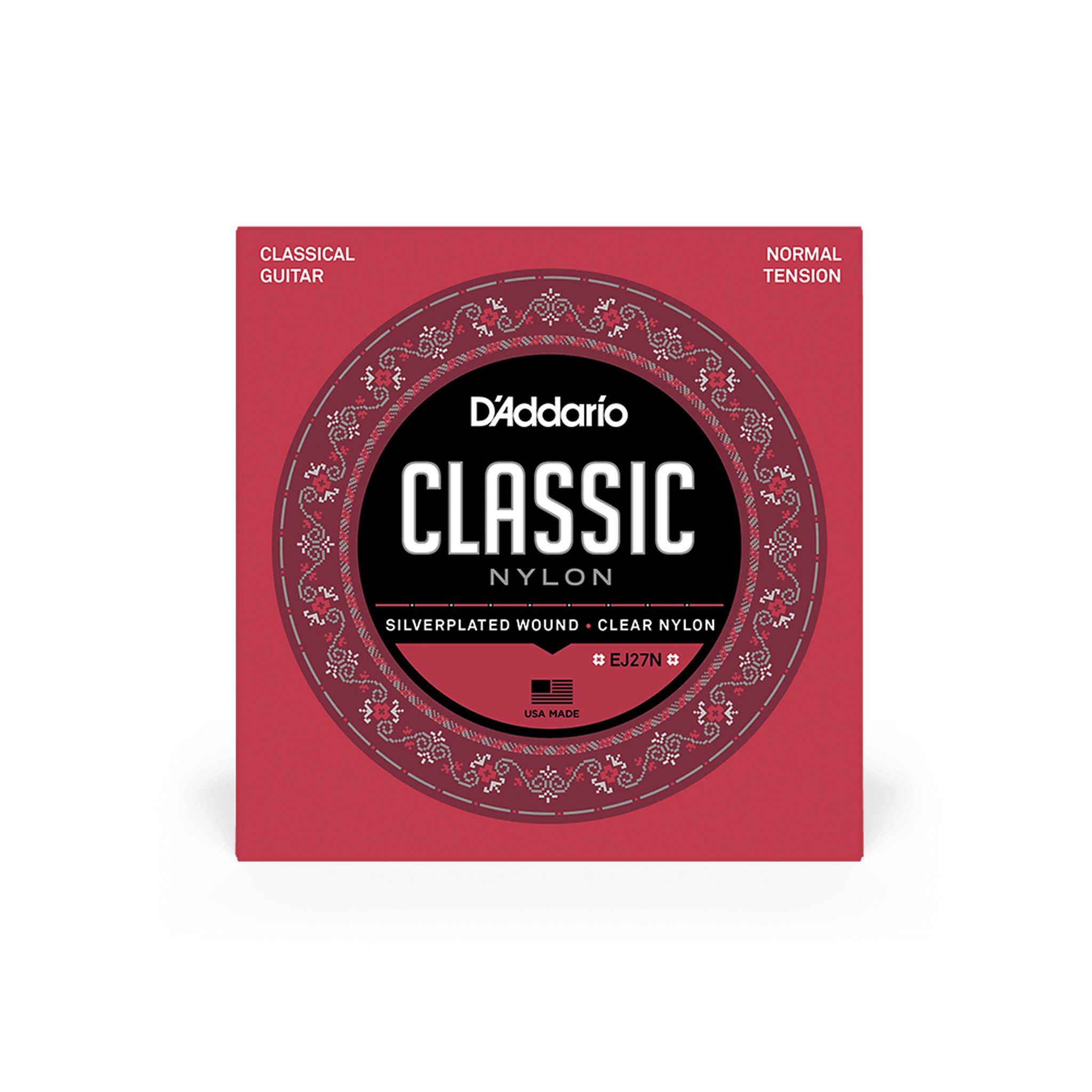 DAddario EJ27N Nylon Classical Guitar Strings - Normal Tension